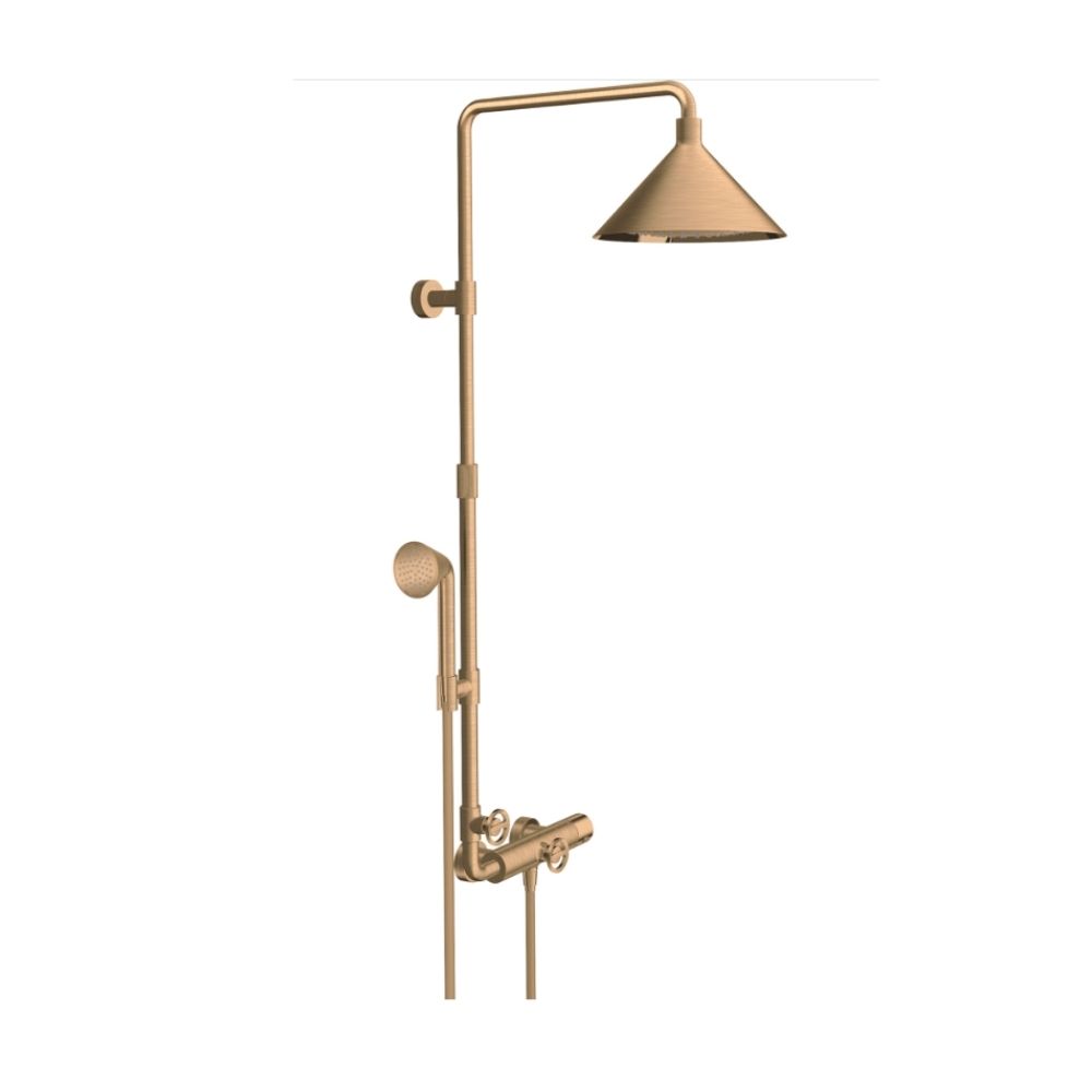 axor mat bronz duş kolonu