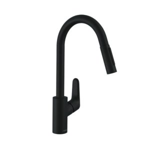 focus spiralli evye bataryası mat siyah